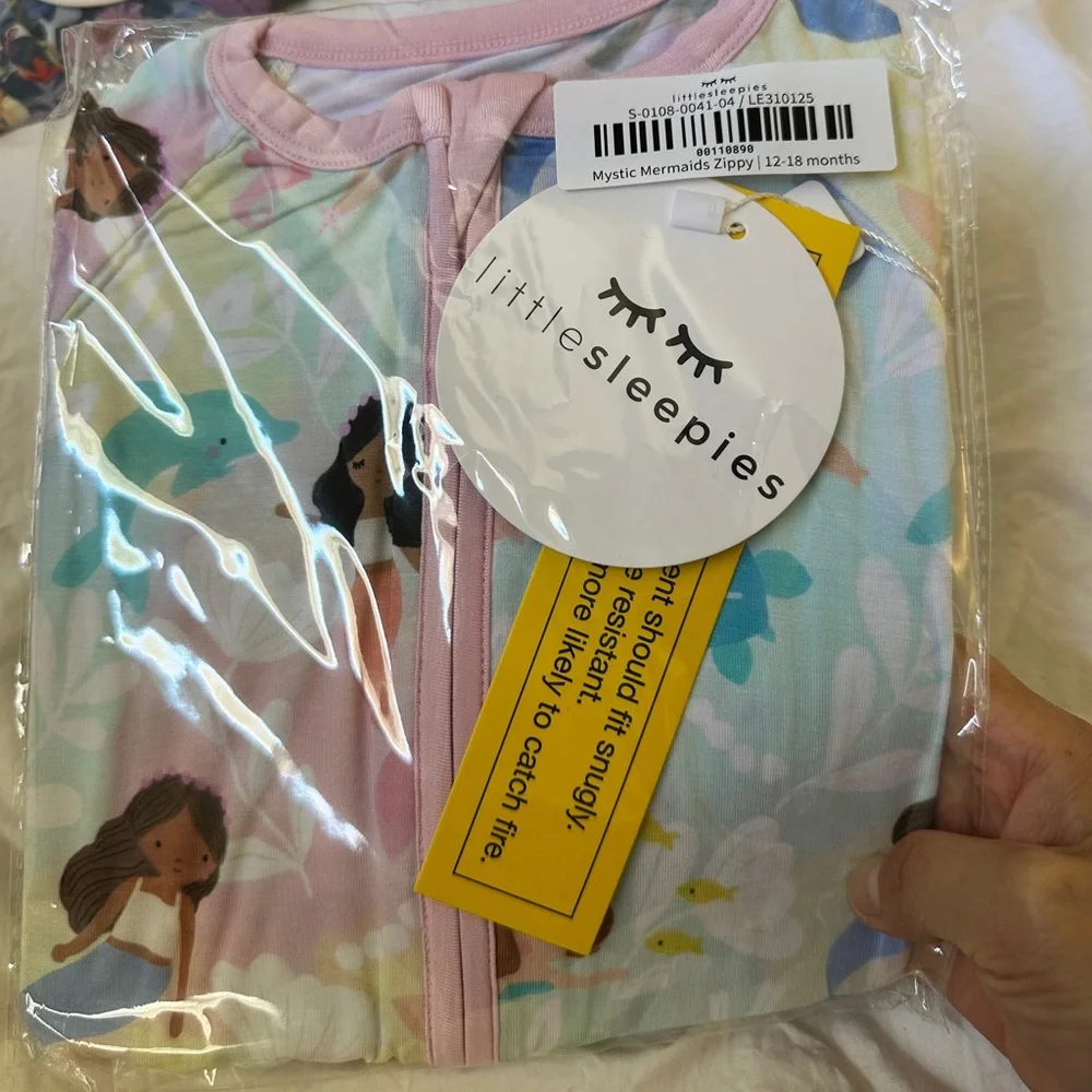 Little Sleepies 12-18 Mystic Mermaids discontinued print
